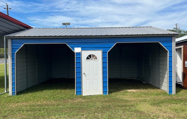 22ft x 25ft x 9ft Metal Garage