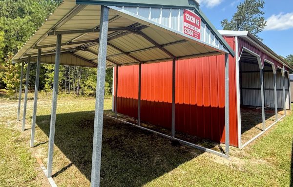 12ft x 20ft x 8ft Metal Carport