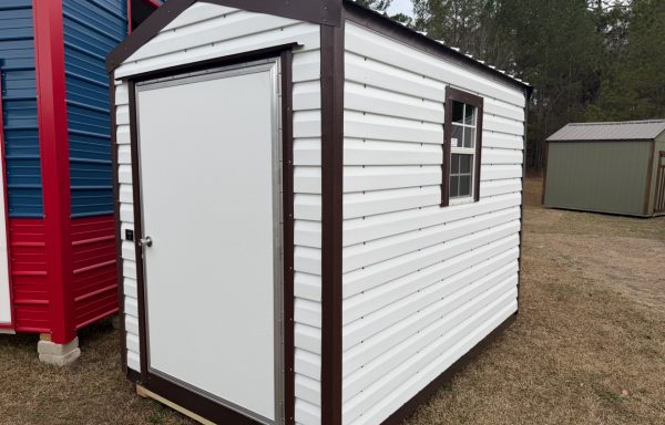 6ft x 10ft x 8ft Metal Storage Building Shed