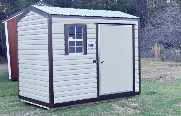 6ft x 10ft x 8ft Metal Storage Building Shed